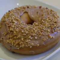 Hazelnut and chocolate doughnut at Considerit, Edinburgh at Considerit in Edinburgh