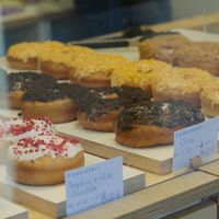 Vegan doughnuts at Considerit, Edinburgh at Considerit in Edinburgh