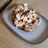 Popcorn donut at Considerit in Edinburgh