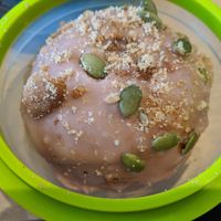 pumpkin crumble donut at Considerit in Edinburgh