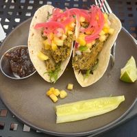 Kelp taco   at Peekytoe Provisions in Maine