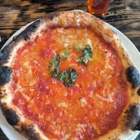 Vegan margherita at The Pizzeria in Fort William