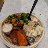 Build your own. Some items have vegan mayonnaise at DIG - Union Square in New York City