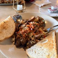 Vegan Scrambleed  at Hard Bean Brunch Waterfront in Vancouver