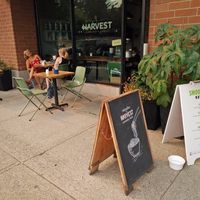 a view from the street at Harvest Community Foods in Vancouver