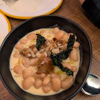 Miso butter beans at Soots  in Manchester
