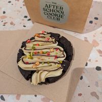 Pistachio chocolate cookie at The After School Cookie Club - Mayfair in London