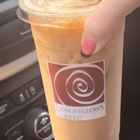 Idea Dirty achey with Oatmilk  at Longfellow's Coffee in Mahwah