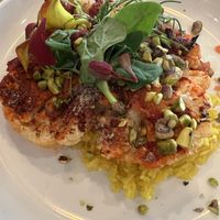 Harissa Cauliflower Steak  at Salt & Lime Oceanfront Restaurant in Myrtle Beach