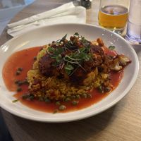Harissa Cauliflower Steak  at Salt & Lime Oceanfront Restaurant in Myrtle Beach