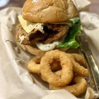 “Fish” burger  at Mello in Bangkok