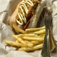 Loaded hotdog  at Mello in Bangkok