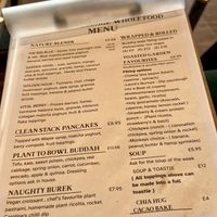 Menu   at Detox Lounge in Inverness