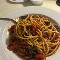 Pasta Puttanesca   at Palermo Italian Restaurant in San Jose