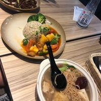 Vegan dishes  at KUL - BMS Organics - KLIA2 in Sepang