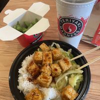 SPICY TOFU TERIYAKI w/ EDAMAME  at Teriyaki Madness - Meadowood in Indianapolis