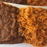 rice and beans at Taco Bros - Food Truck in Fargo