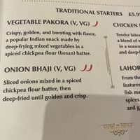 Starters  at Tikka N Talk in Perth