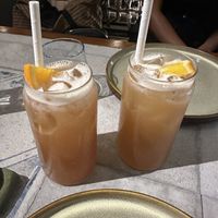 Cold Jasmine tea  at VietNom Saket in New Delhi