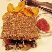 vege open sandwich.. mmm at The Seeds of Life in Ubud
