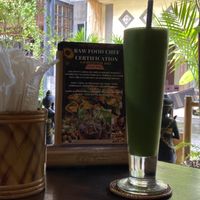 Super green smoothie   at The Seeds of Life in Ubud