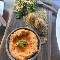 hummus & falafel   at The Seeds of Life in Ubud