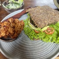 Pesto burger   at The Seeds of Life in Ubud