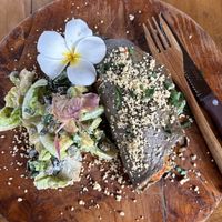 Calzone  at The Seeds of Life in Ubud