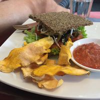the open sandwich at The Seeds of Life in Ubud