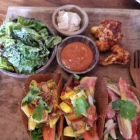 Taco dish at The Seeds of Life in Ubud