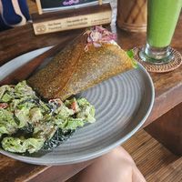 Pesto and feta wrap at The Seeds of Life in Ubud