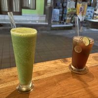 Smoothie met kokosmelk   at The Seeds of Life in Ubud