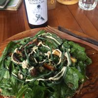 Vegan pizza and kombucha at The Seeds of Life in Ubud