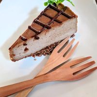 Mocha cheesecake. Orgasmic. at The Seeds of Life in Ubud