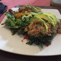 Raw lasagna  at The Seeds of Life in Ubud