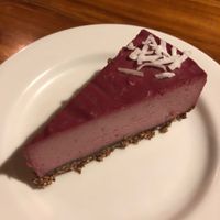 Raspberry cake at The Seeds of Life in Ubud