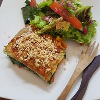 Mexican lasagna at The Seeds of Life in Ubud
