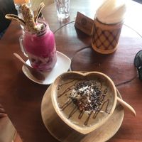 Naga Bali and chocberry bowl at The Seeds of Life in Ubud