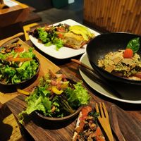 Raw pizza, lasagne, gnocchi at The Seeds of Life in Ubud
