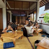 Interior, upstairs at The Seeds of Life in Ubud