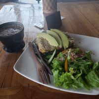 Raw lasagna, really good at The Seeds of Life in Ubud