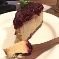 Berry, lime cheesecake  at The Seeds of Life in Ubud