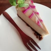 Raw vegan mango cheesecake at The Seeds of Life in Ubud
