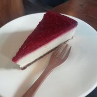 Lime & raspberry cheesecake at The Seeds of Life in Ubud