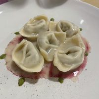 Tortelloni ripieni di patate, funghi e salvia  at La Locanda Del Gusto in Vicenza