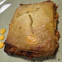 We each ordered lasagne. My friend is not vegan. He said best lasagne he ever had.  at La Locanda Del Gusto in Vicenza