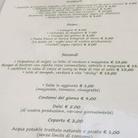 Menu  at La Locanda Del Gusto in Vicenza
