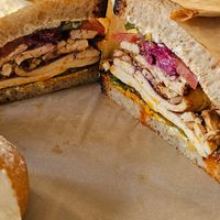 Tofu sandwich at Anicca - אניצ׳ה in Tel Aviv