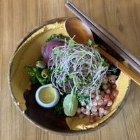 mediterranean bowl  at 2 Roots Plant-Based Café in Ho Chi Minh City