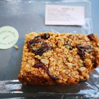 Flapjack (clearly marked vegan) at The Pin Mill Studio  in Ipswich